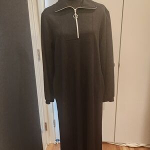 Elegant Black Long Sleeve Dress